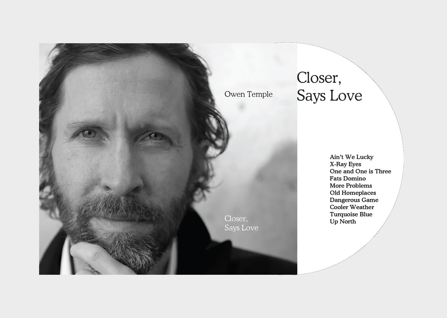 Closer, Says Love signed CD in a 6-panel digipak with lyrics booklet