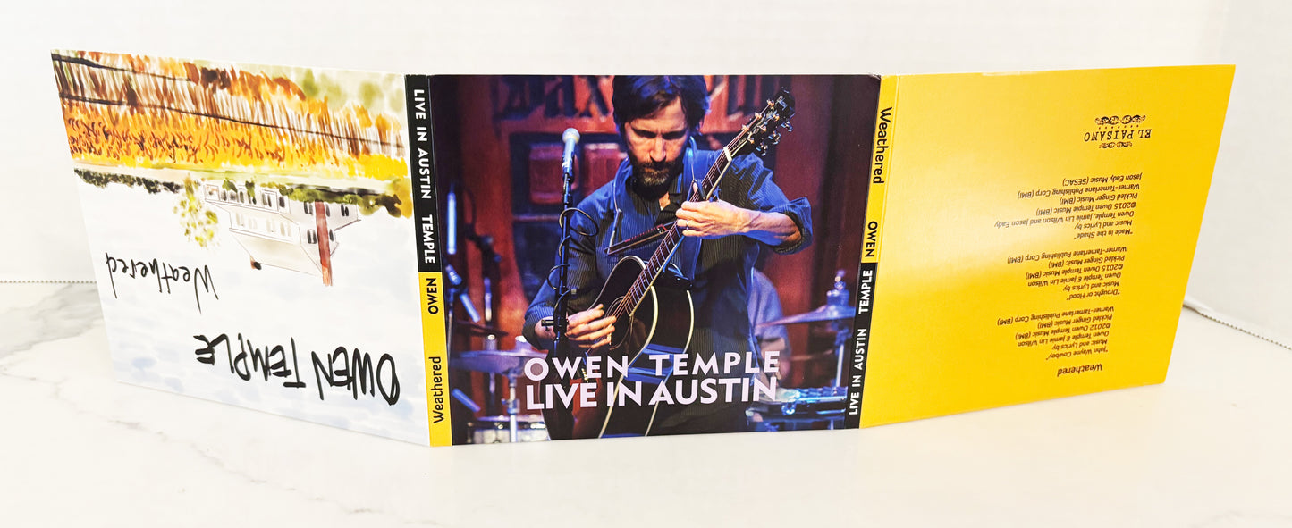 Weathered & Live in Austin - Double Album - Signed Compact Disc