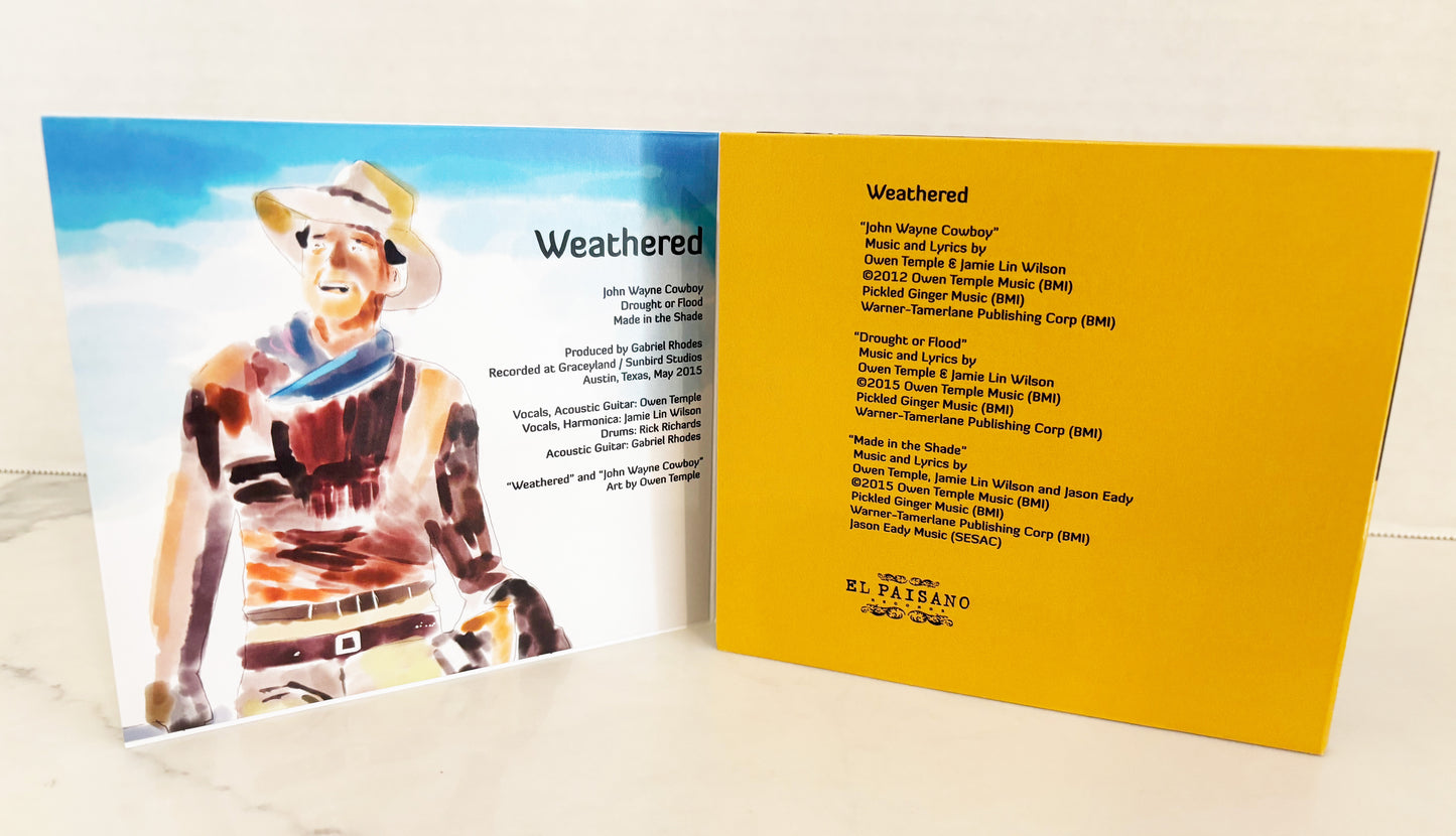 Weathered & Live in Austin - Double Album - Signed Compact Disc