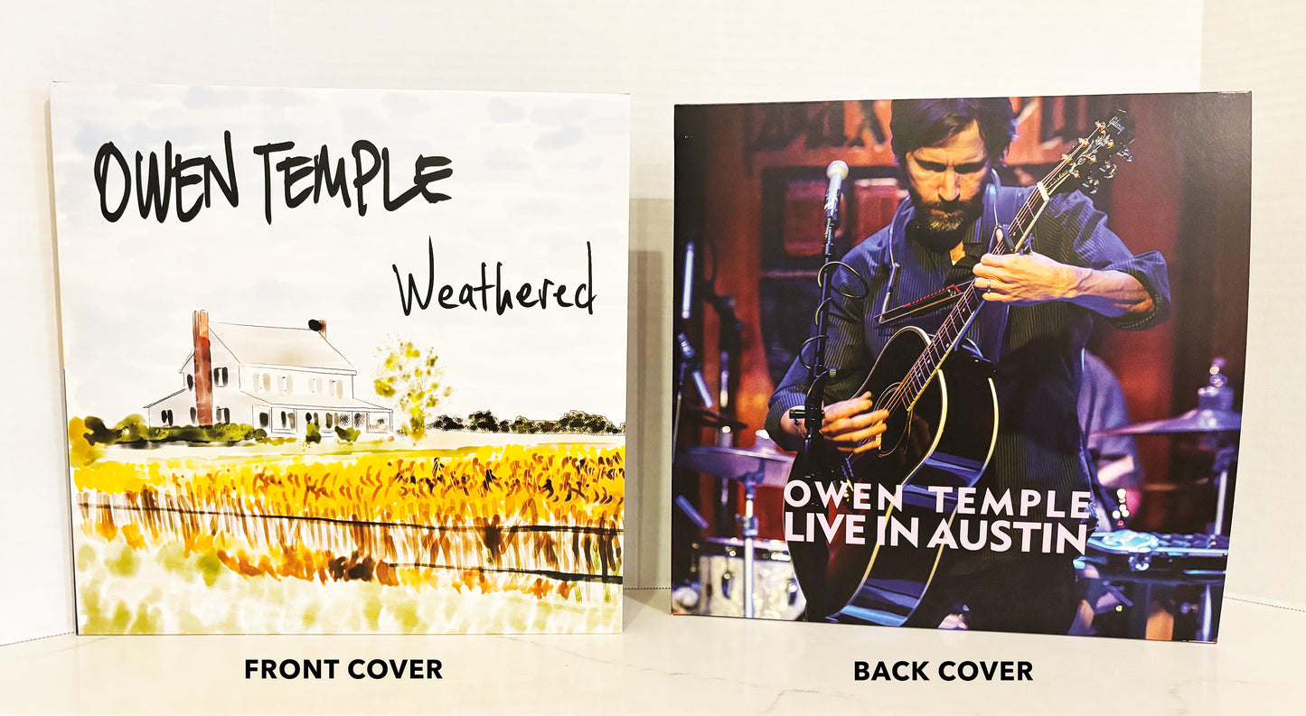 Weathered & Live in Austin - Double Album - Signed Compact Disc